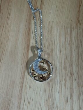 Ross-Simons Moon & Stars necklace ring and matching earrings